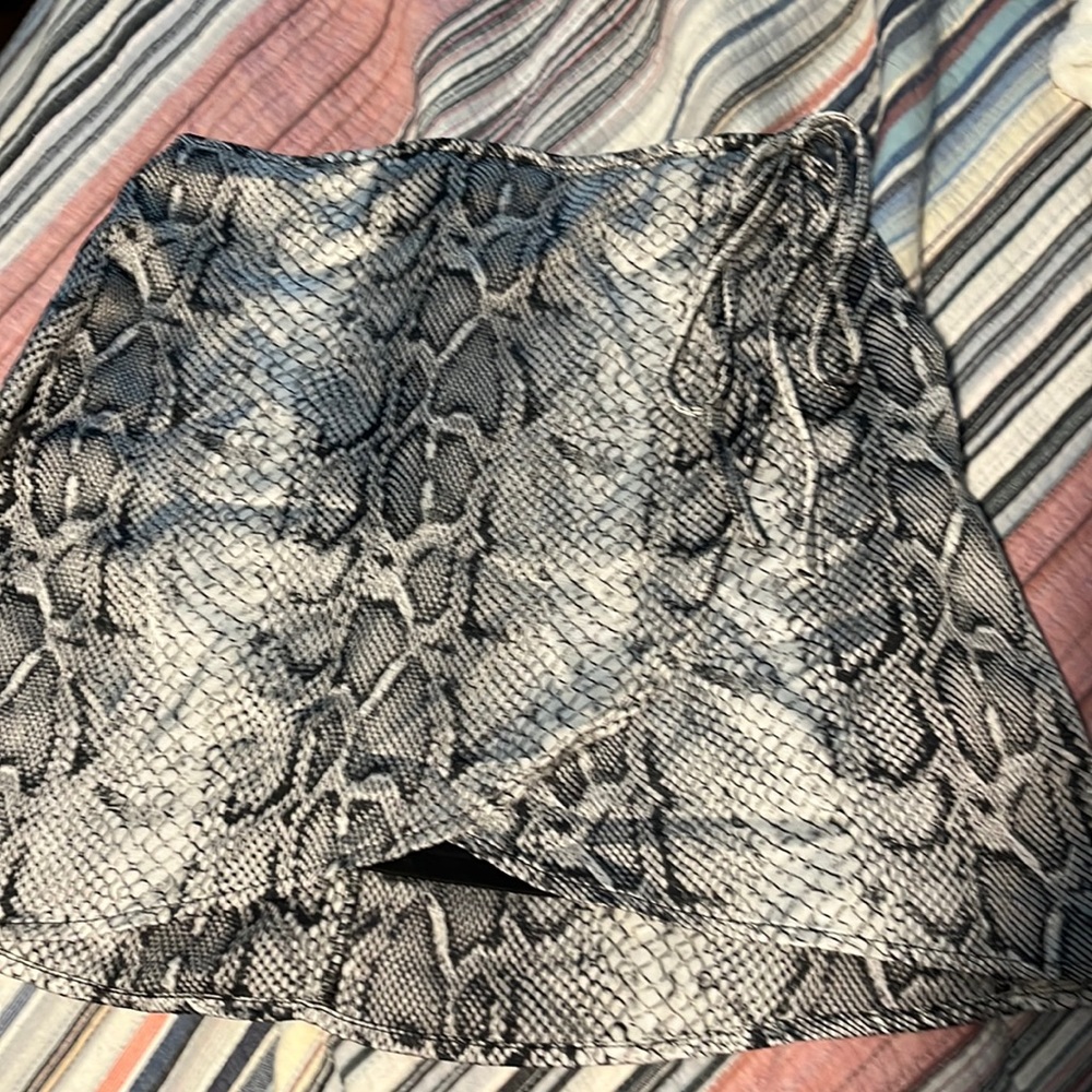 Altar’d State snakeskin skirt